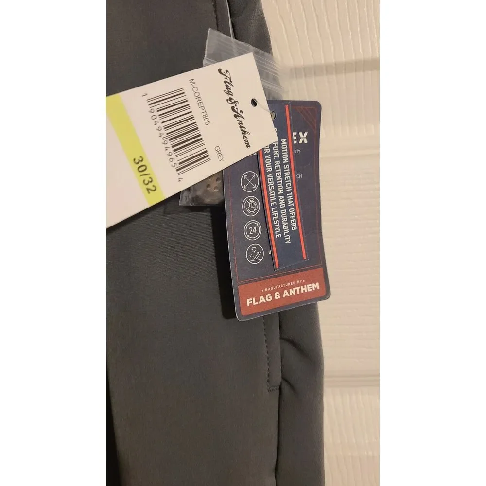 Golf Pants Flag and Anthem Madeflex Mens Size‎ 30/32 Athleisure NWT